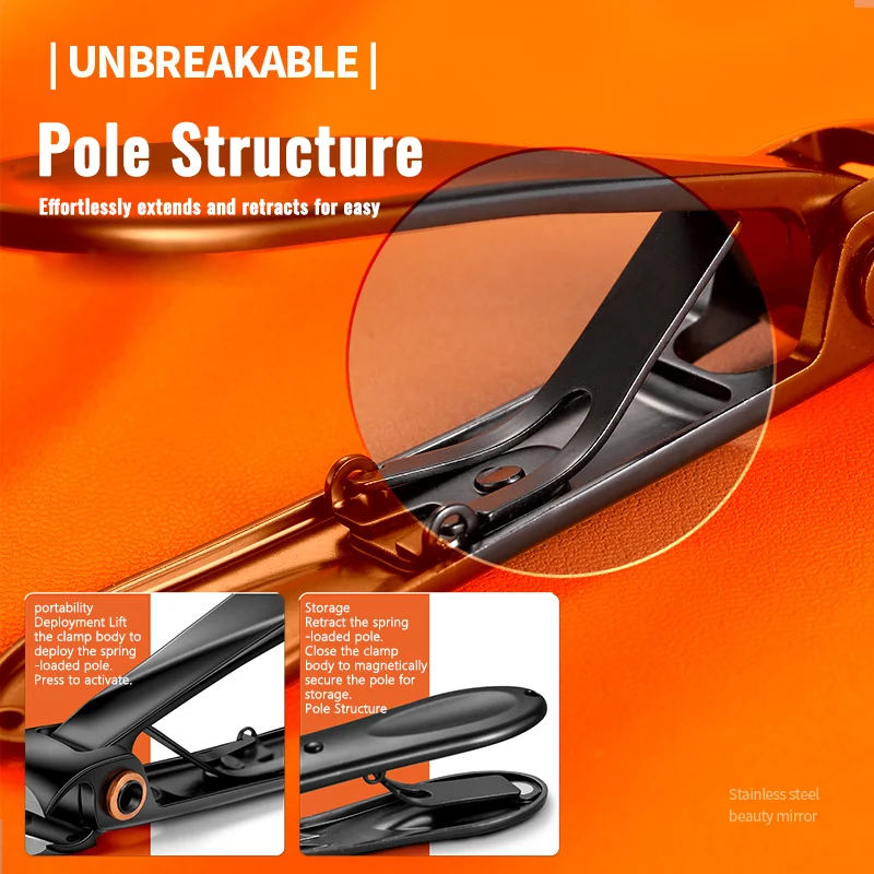 

Multi-purpose Toe Nail Clippers for Thick Ingrown Toenails Large Wide Jaw Opening Slanted Long Handle No Splash Fingernail