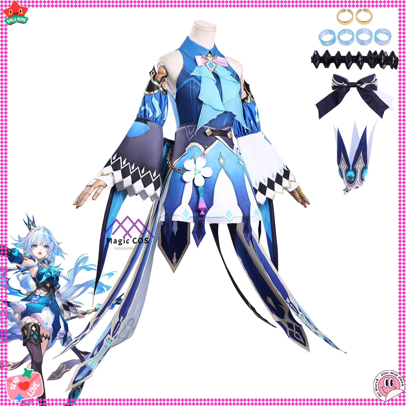 

Top Game Honkai: Star Rail Qlipoth Cosplay Costume Anime Cerydra Sexy Dress Set Popular Roleplay Wig Comic Con Halloween Party