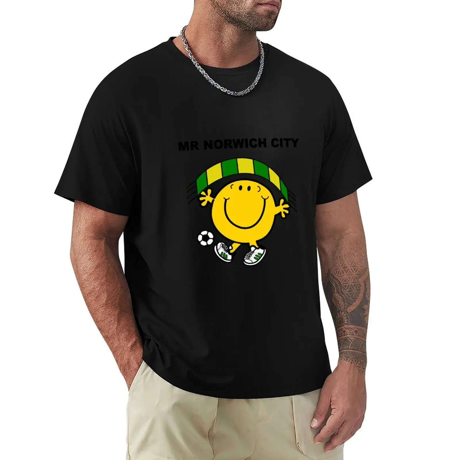 Mr Norwich City - Football T-Shirt vintage anime shirt shirts graphic plus size tops oversized t shirt clothes for men