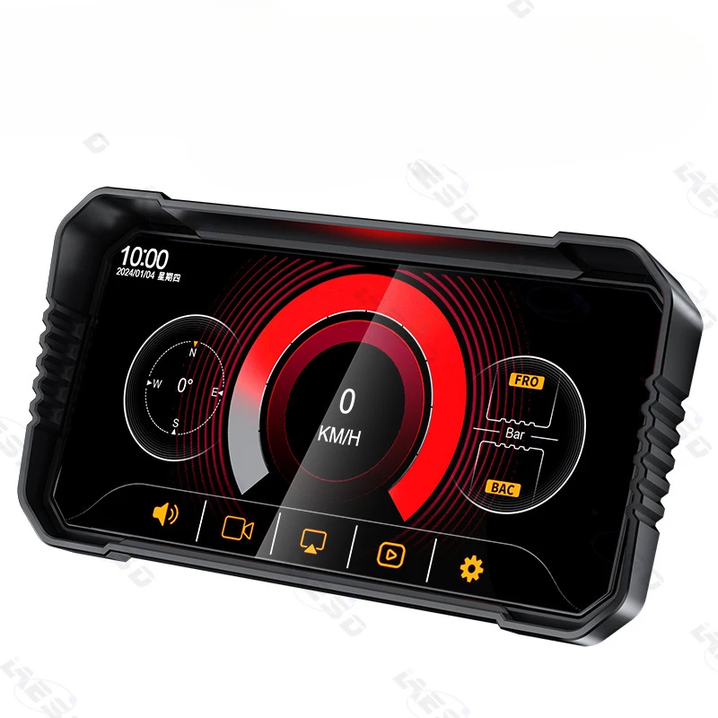 Motorcycle Driving Recorder Wireless Carplay Android Auto Tire Pressure High Definition Motorcycle Front Ng