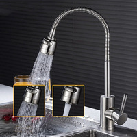 304 Stainless Steel Kitchen Faucet Home Vegetable Washing Basin Sink Rotatable Universal Splash Proof Faucet Kitchen Accessories