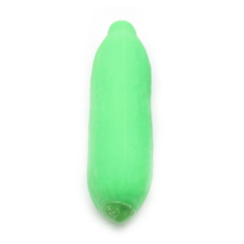 2Pcs Anti-Stress Toy Simulated Cucumber Stretching Vegetable Fruit Stress Relief Toy Kids Adults Gift Prop J161