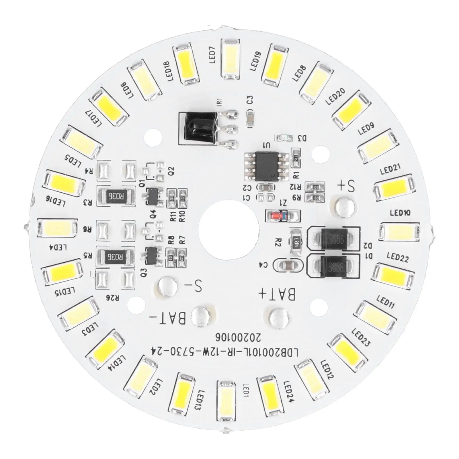 40W 80LED & 12W 24LED Dual Color Ceiling Lamp Panel with Remote - Energy Saving White & Warm Light Source