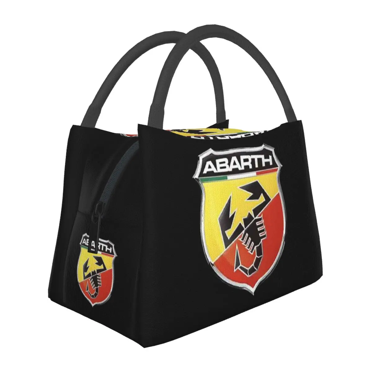 

Abarth C Cool Print Insulated Lunch Bag for School Picnic Storage Food Boxes Portable Container Cooler Thermal Lunch Box Tote