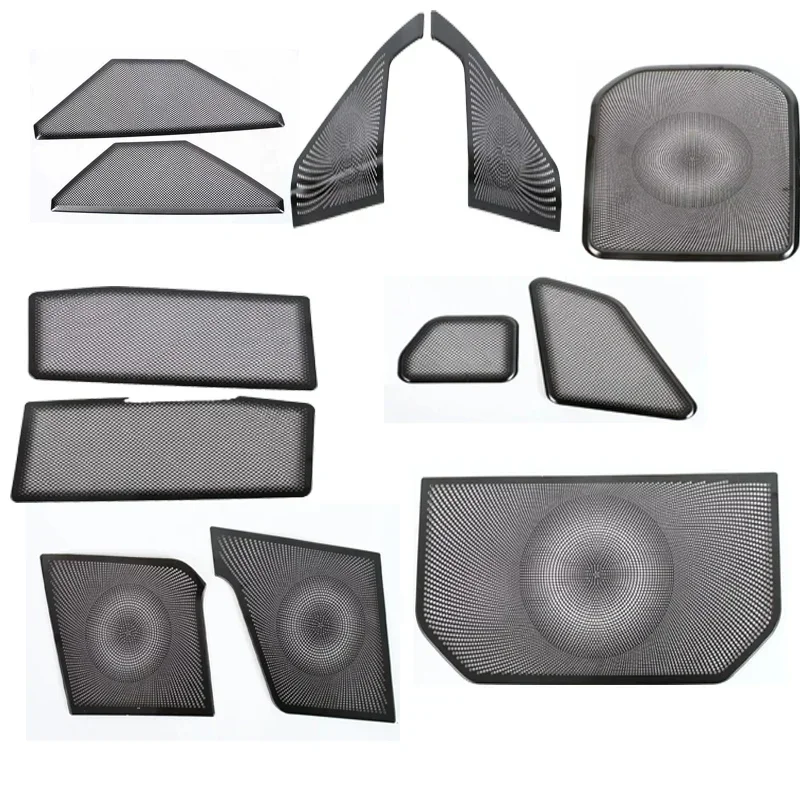 For Toyota Land Cruiser 250 Prado LC250 2024 2025 Stainless Steel Door Stereo Speaker Audio Ring Cover Frame Decoration Trim
