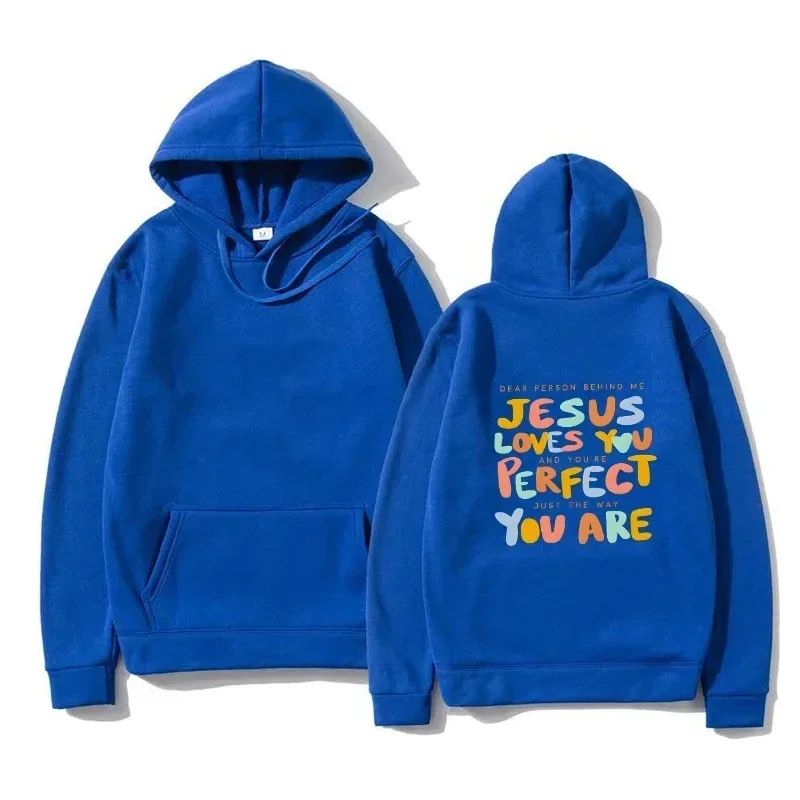 

Plush sweatshirt solid color letter print kangaroo pocket drawstring print hoodie