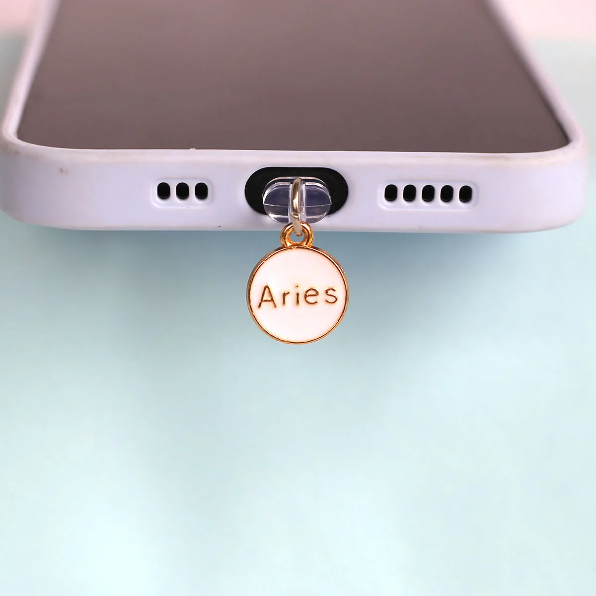 Handy-Staubschutz-Anhänger für die zwölf Sternzeichen, Handy-Zubehör-Dekoration für iPhone 5-14, Staubschutz-Anhänger – Detail 24