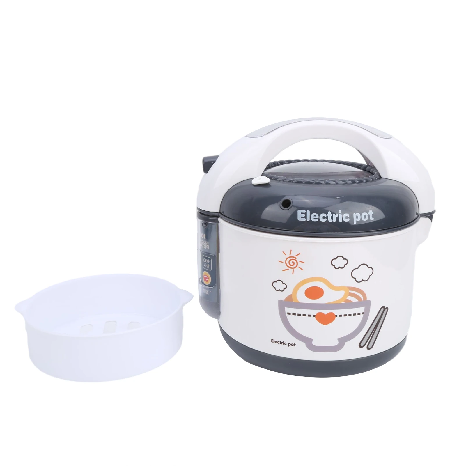 ZK30 Crianças Panela de Arroz Brinquedo Simulação de Plástico Crianças Utensílios de Cozinha Conjunto de Brinquedos