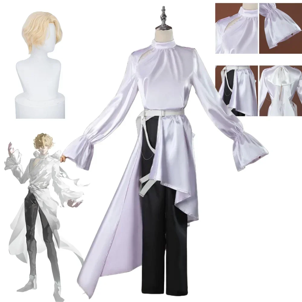 Cosplay Costume Anime Alien Stage Luka Cosplay Costume light yellow short hair Synthetic Wig