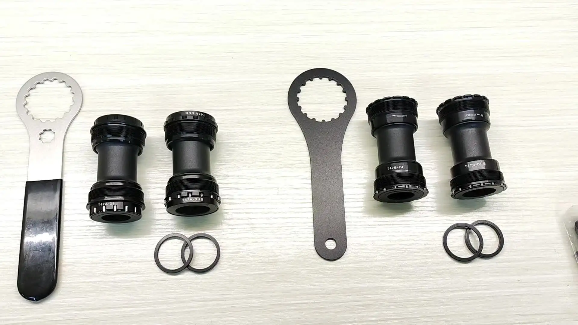 BXT T47 BSA Road Bike Bottom Bracket, 24mm End Cap for Bottom