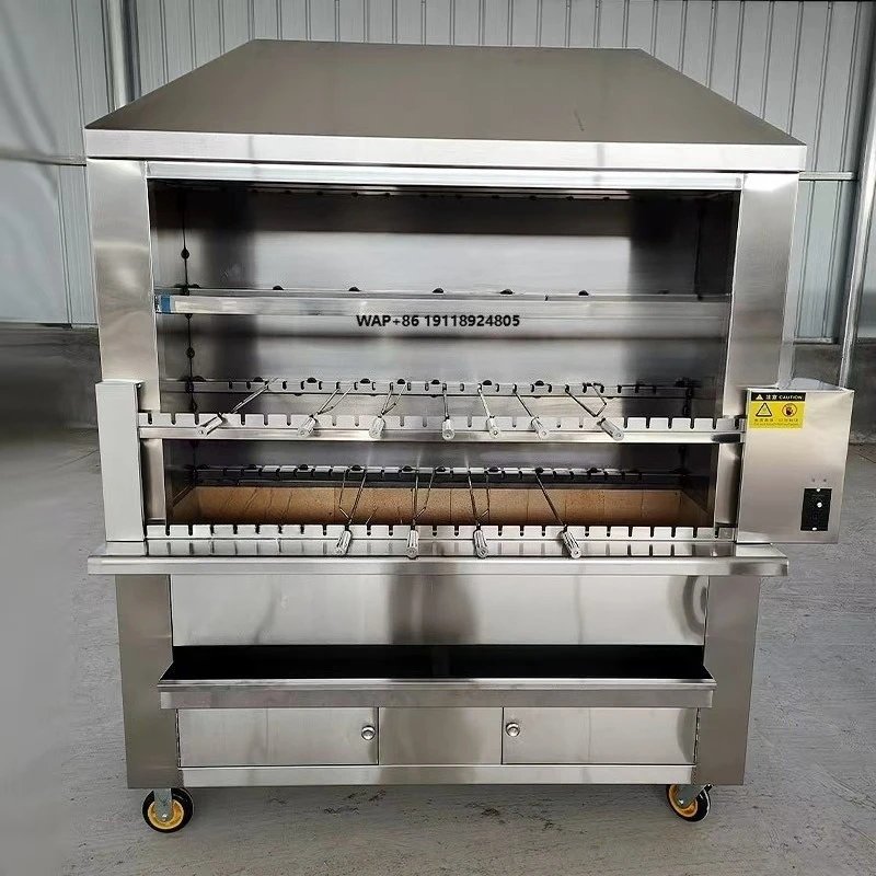 Commercial Lamp Mutton Pork Rotisserie Bbq Smoker Gas Grill for Roasting Meat Pig Roaster Charcoal Gas BBQ Grill