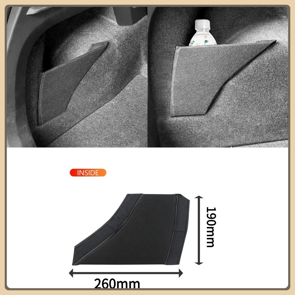 Car Storage Partitions Sides of The Trunk Partition Tail Box Shield Board for Volkswagen VW Polo 2006-2018 Hatchback Accessories
