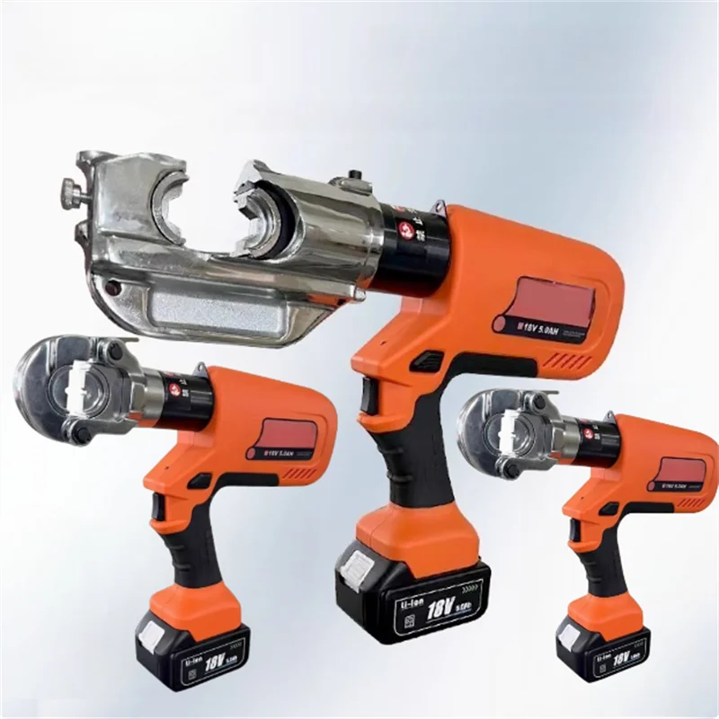 

Электрические гидравлические обжимные клещи Перезаряжаемые клещи для обжима проводов Медно-алюминиевые клещи для обжима клемм 18 В/5,0 Ач