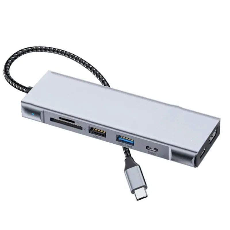 

M. 2 SATA NVME SSD Enclosure Docking Station USB Hub With Disk Storage Function Type C To -Compatible