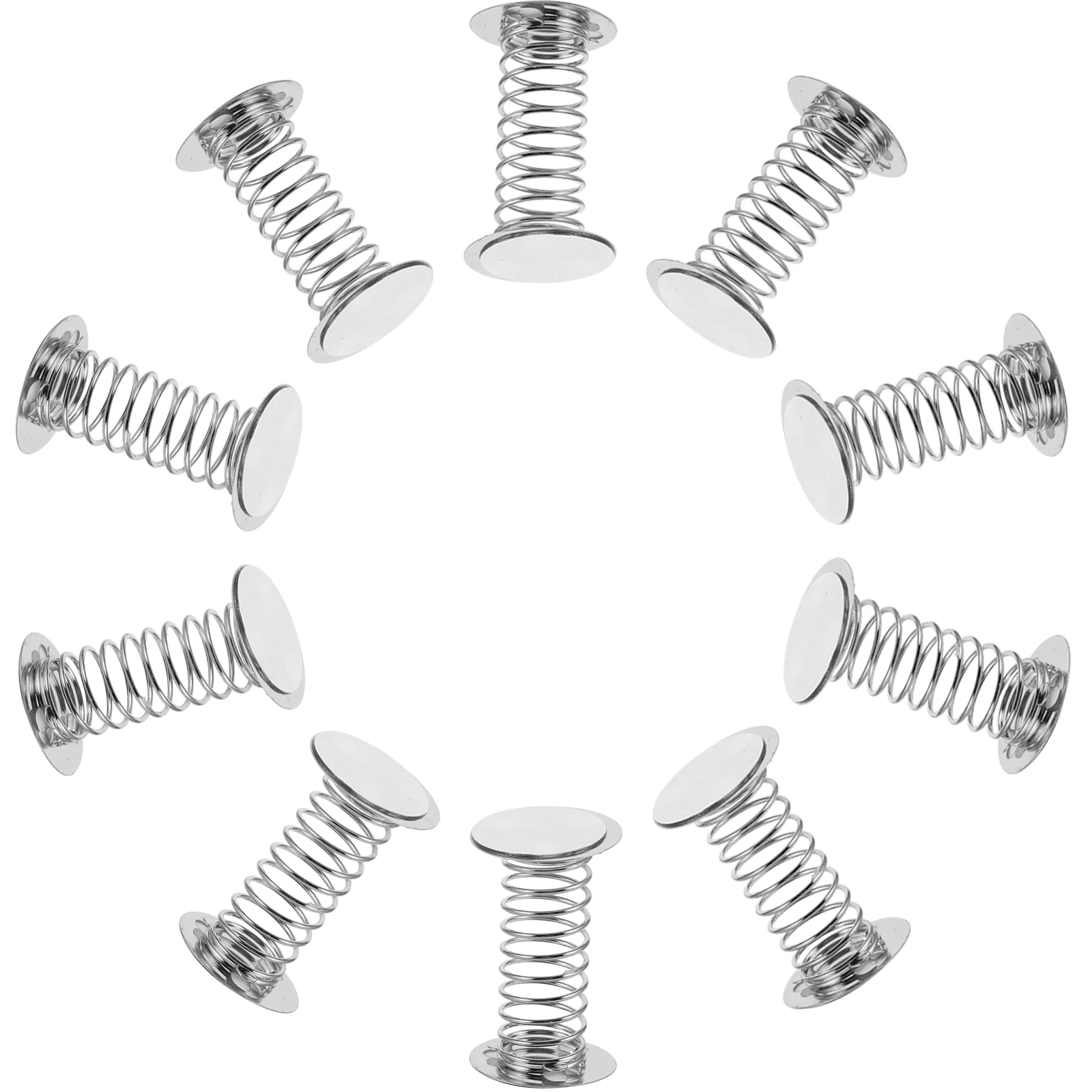 

10 Pcs Bases Spring Ornaments Action Figure Stand Toy Decorative Shaking Head Springs