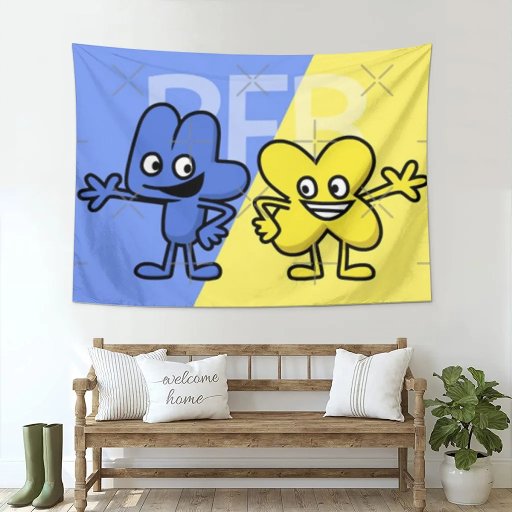 

BFB 4 and X design Fabric Tapestry for Wall Bedroom Room Decorating Items