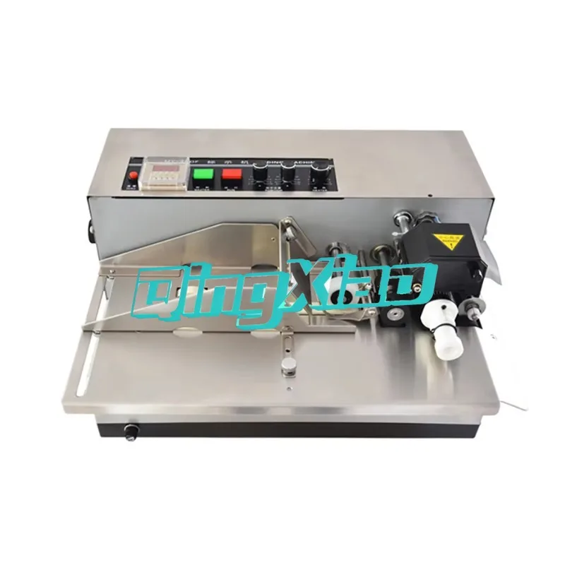 Solid Batch Coding Machine Dry Ink Roll Expiry Date Band Sealer Solid  Date Printer High  Efficiency Stable For Food  Industrial