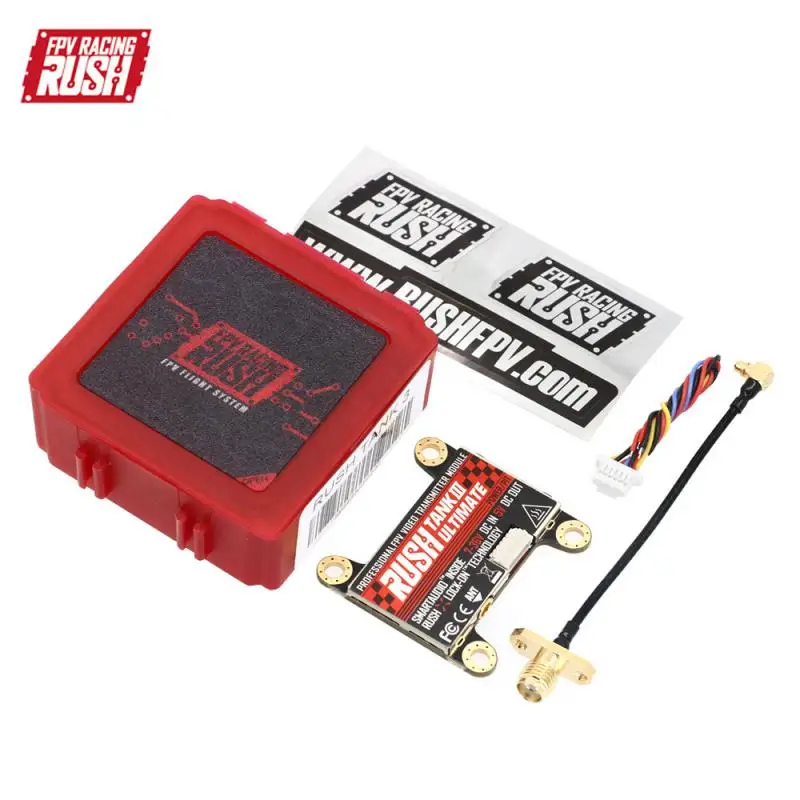 Rushfpv Rush Tank Iii Ultimate Vtx 5.8g 48ch Raceband Pitmode 25mw 200mw 500mw 800mw Ajustável Fpv Vtx 2-8s Para Rc Racing Drone