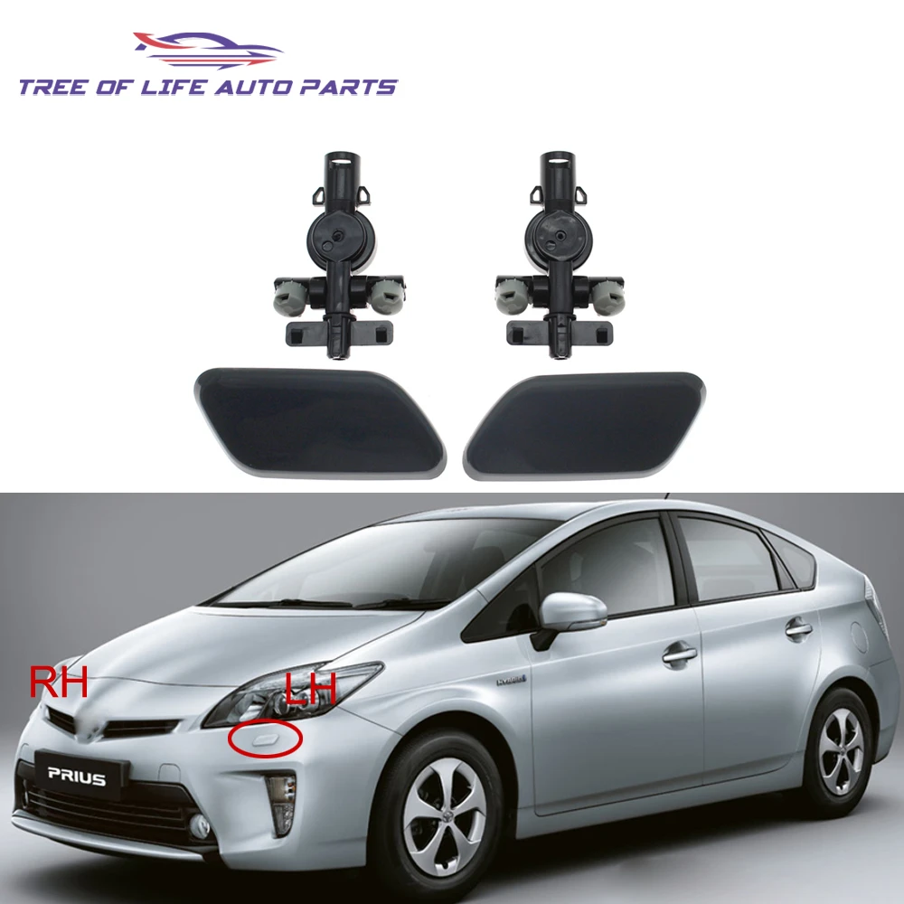 

85353-47020 85354-47020 Front Bumper Headlight Washer Spray Nozzle Jet Cover Cap For Toyota Prius XW30 2011-2015 8535347020