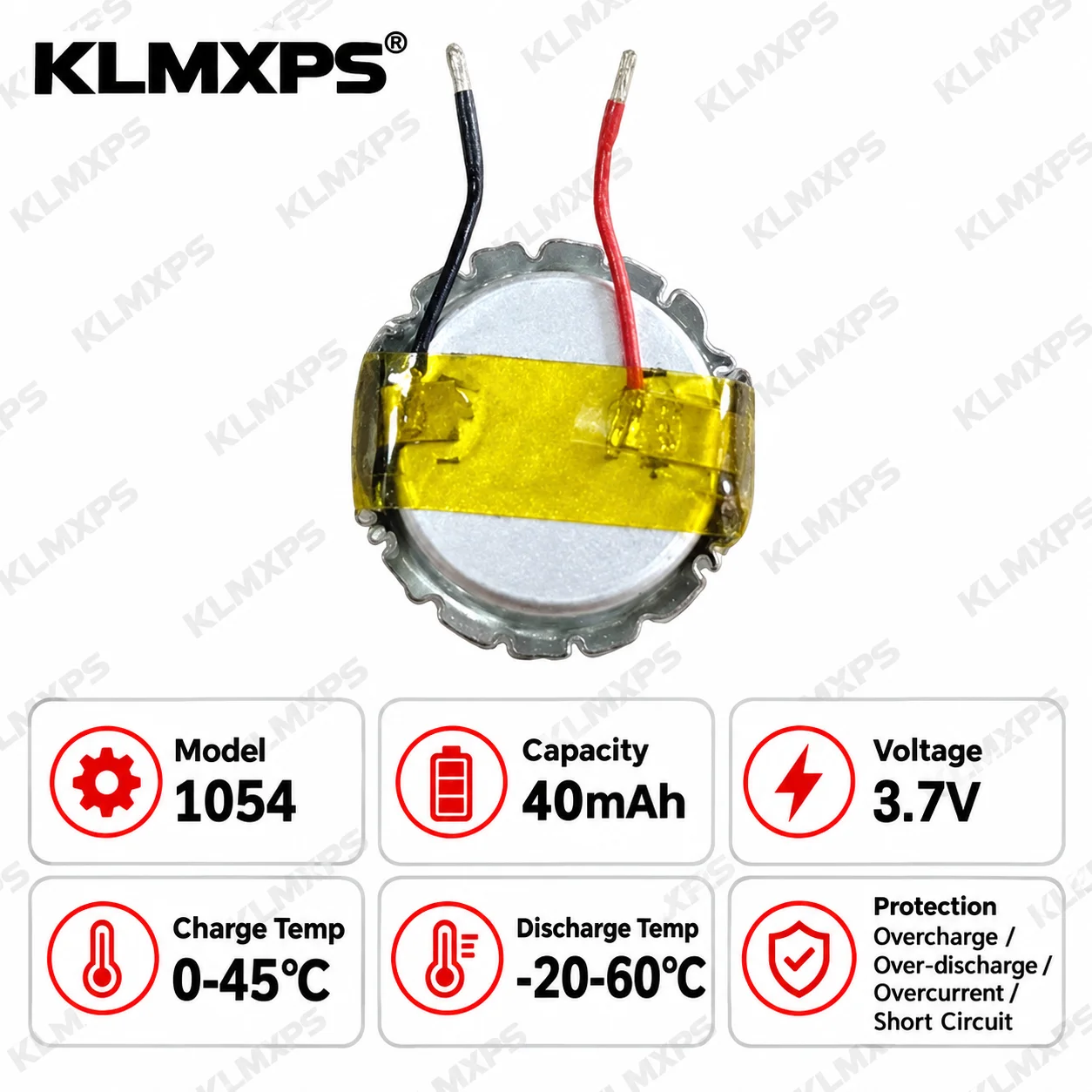 1254 1054 1140 1145 Button Battery, Lithium Coin Battery for Bluetooth Headset Smart Watch Wholesale