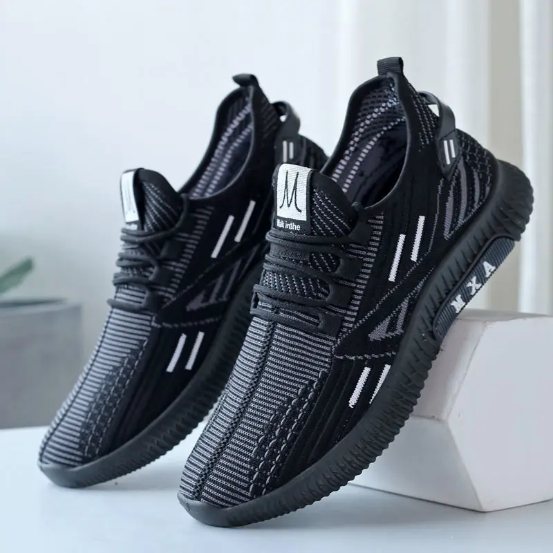 Outdoor Men\'s Shoes Soft Soled Casual Shoes for Men Fall Winter Mesh Breathable Mens Sneakers Male Running Shoes Tenis Masculino