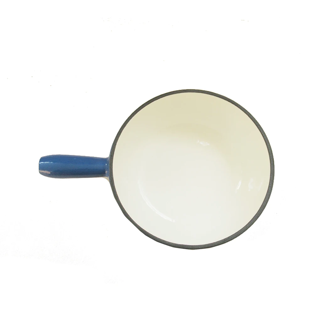 Wholesale Red Camping Mini Hot Pot Cast Iron Enamelled Non Stick Cheese Fondue Sets
