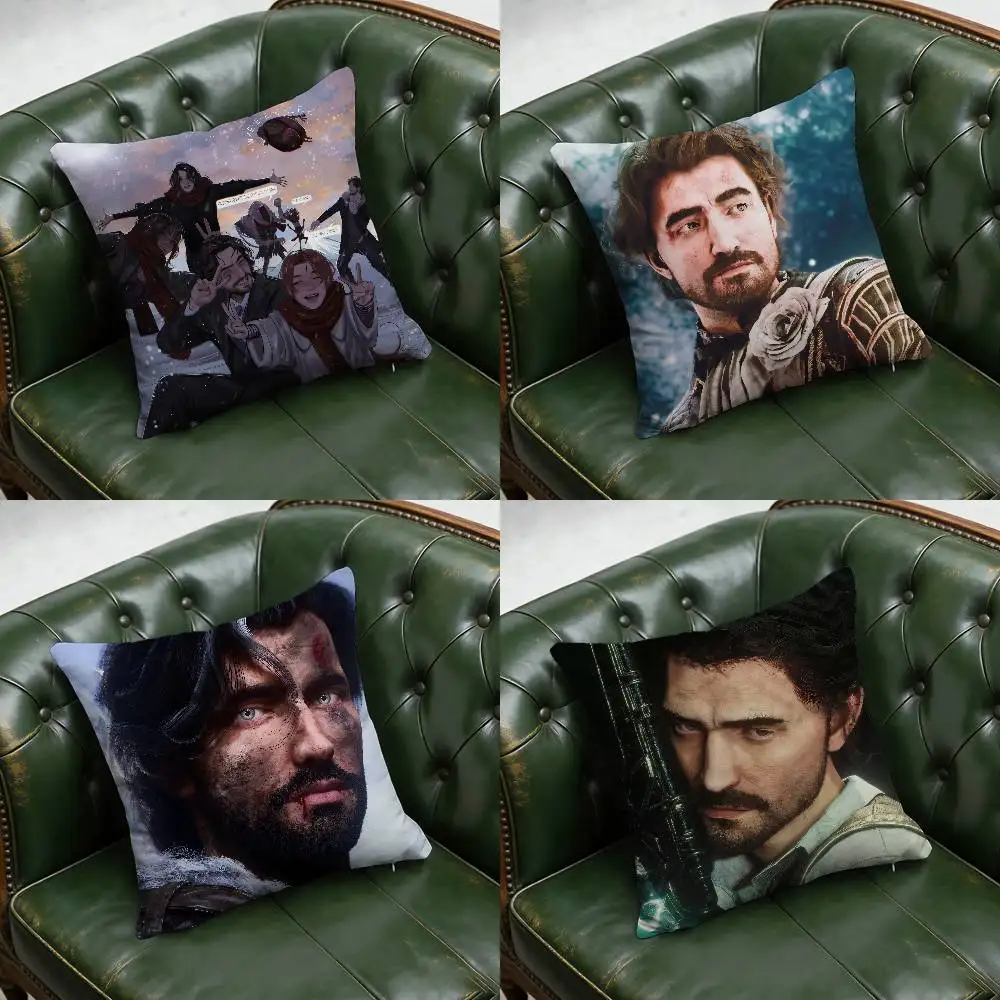 For Gustave Clair Obscur Expedition 33 Throw Pillow Case 30cm 50cm 45cm DIY Square Pillowcase Square Office Cushion Cover