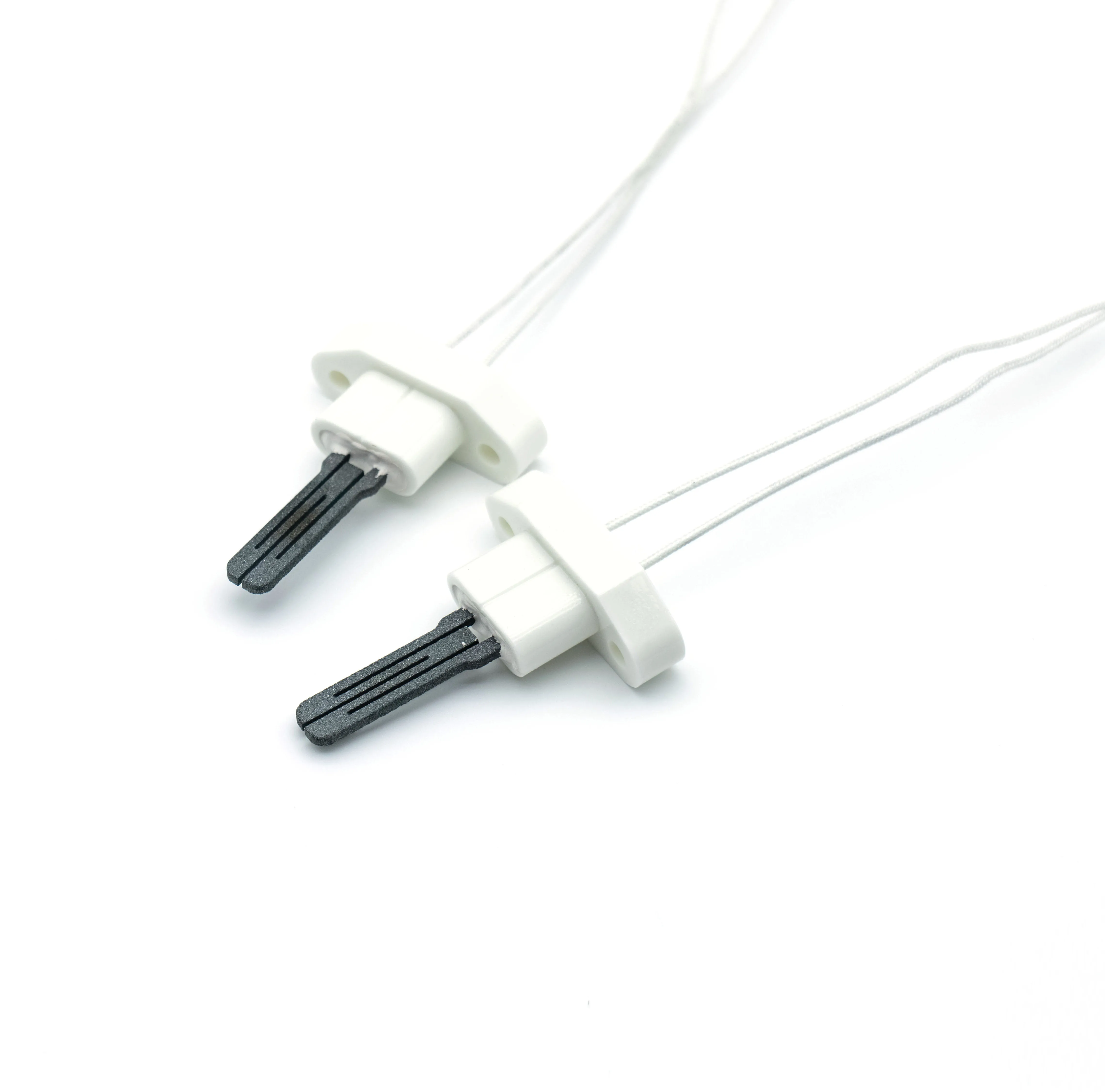 Hot Surface Igniter: Universal Silicon Carbide 5 1/4 in Lead   120V AC Hardwired Flat Tip SUPCO IG408 Replacement