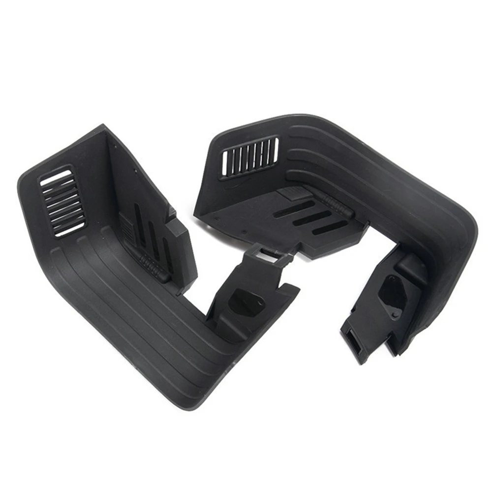 Para-lamas dianteiro e traseiro de plástico preto para 1/10 rc crawler carro axial scx10 ii 90046 90047 peças de atualização