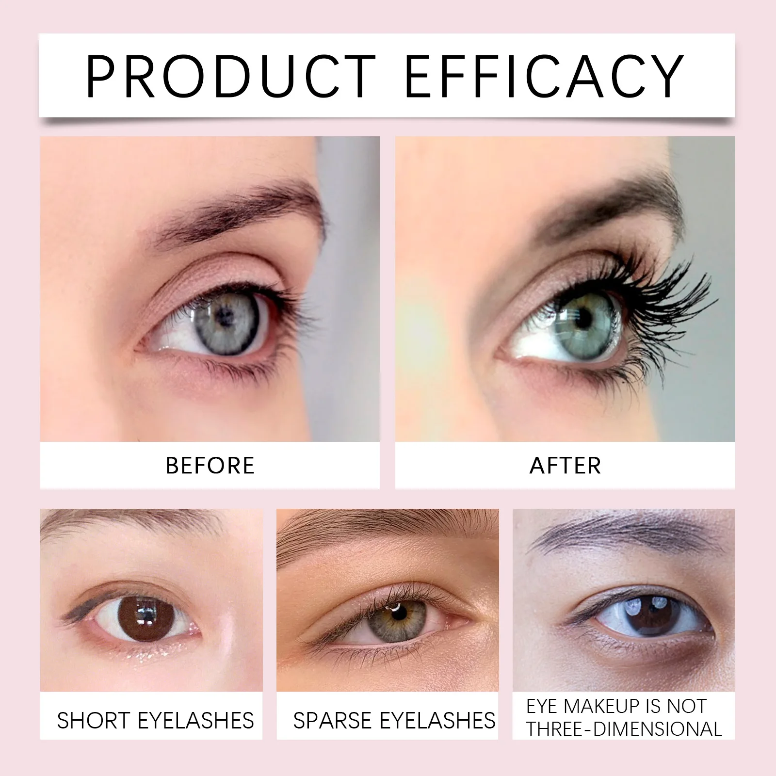 Ciglia finte chiari 3D, naturali e realistiche, leggere e confortevoli, facili da indossare, impostazione portatile quotidiana e duratura