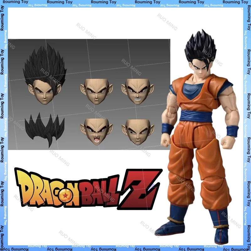 New Black Hole Toys Shf Son Gohan Black Zamasu Head Accessories Anime Figure Dragon Ball Action Figure Super Saiyan Anime Figur