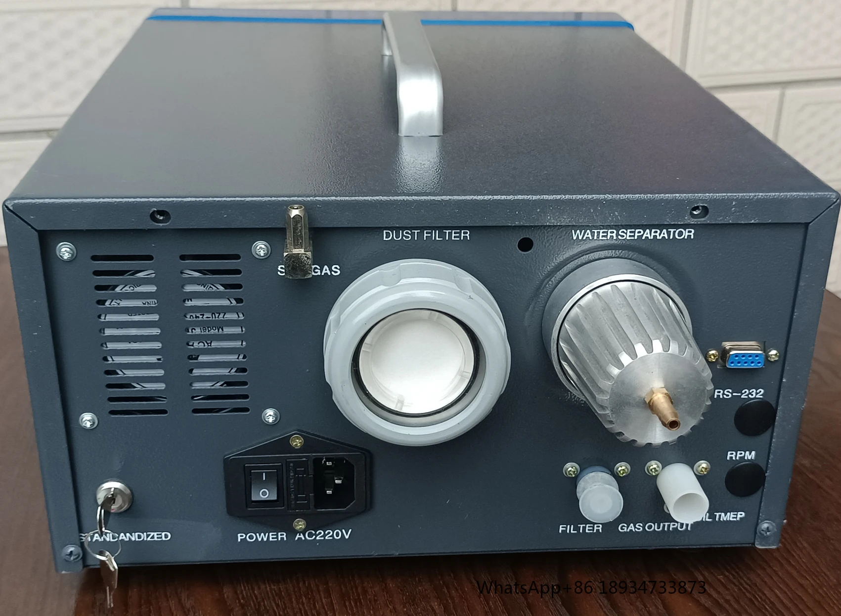 High Precision HPC501 Vehicle Exhaust Gas Analyzer HC, CO, CO2, O2, NOx 5-Gas Detection with Printing Function