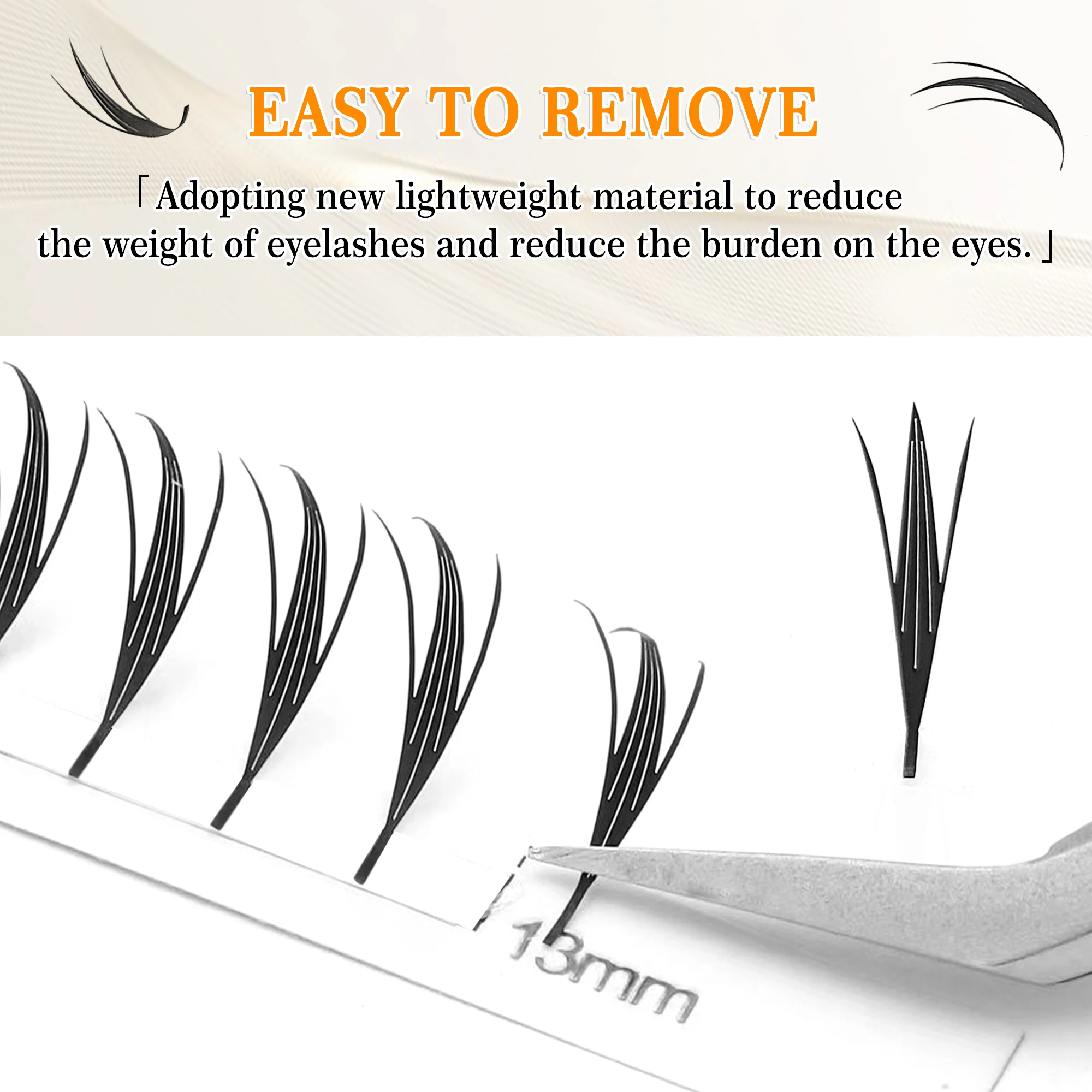 CoMango comic spire lashes light luxury manga feather shape premade fans lash russian volume w shape eyelash extensions