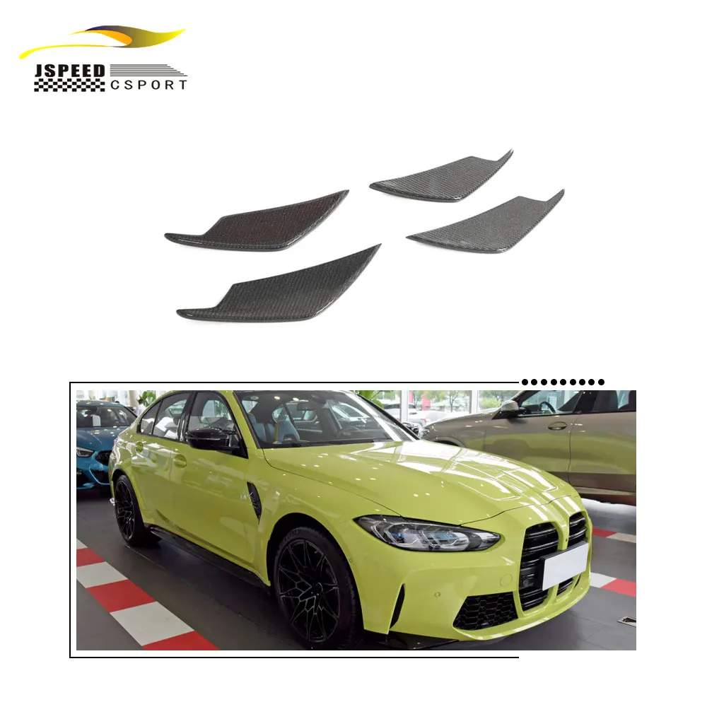 Good Quality Carbon Fiber Front Bumper Canards for 3 4 Series G80 M3 G82 G83 M4 2D 4D 2021-2022