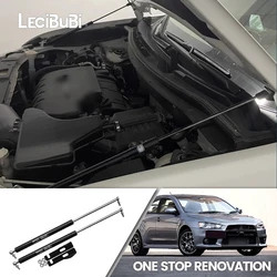 For Mitsubishi Lancer EX 2010-2014 2pcs Front Bonnet Hood Strut Lift Support Bars Gas Spring Dampers Engine Cover Rod 2012 2013