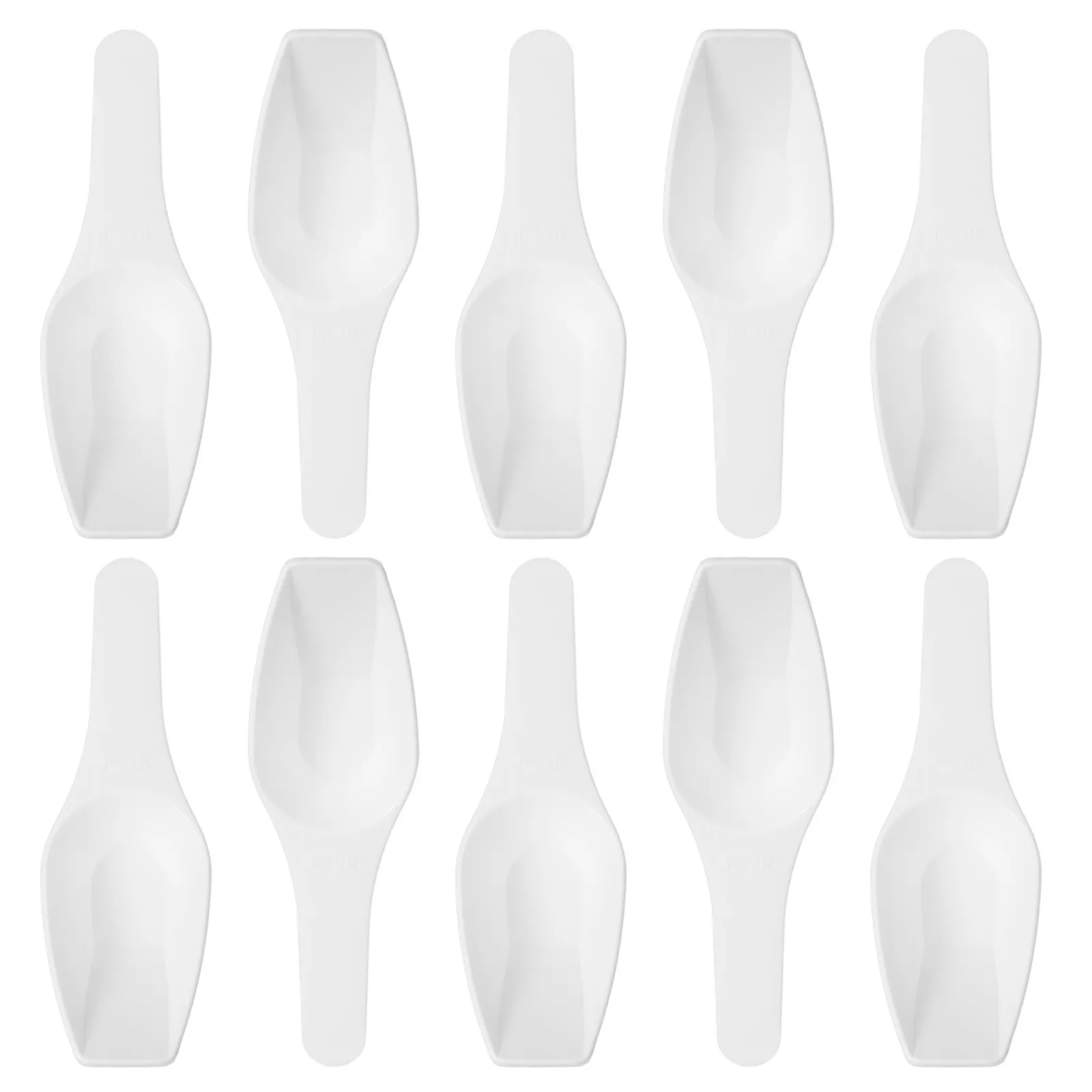 10Pcs Weighing Spoon PP Material Accurate Sample Measurement Kitchen Laboratory Scoop Ice Flour Measurement Tools