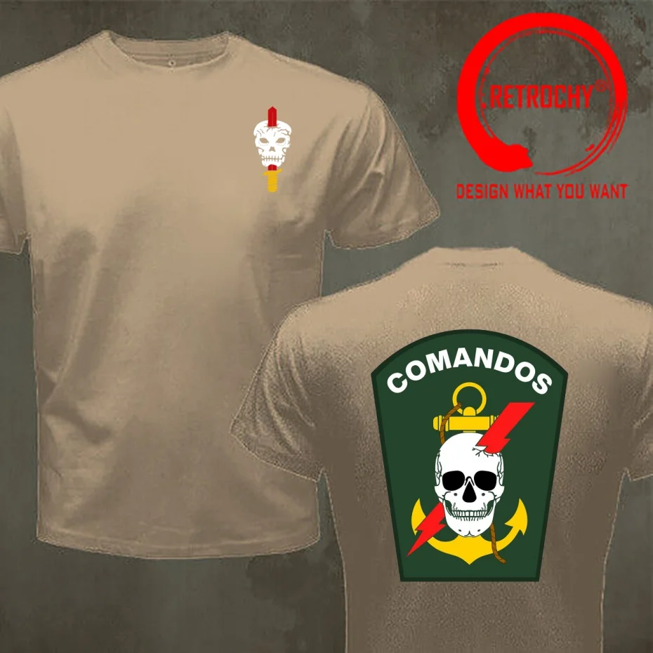 Funny Design Brazil Special Forces Army 1st Commando Action Battalion  Shirt Men Fashion Trendy Casual Clothing Stylish Tops