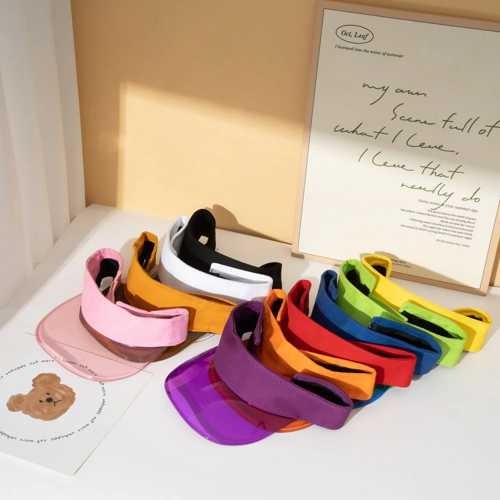 

Спортивная УФ-защита с леопардовым принтом, солнцезащитный крем, сплошной цвет, прозрачная полая шляпа, крутая регулируемая солнцезащитная шляпа для пешего туризма