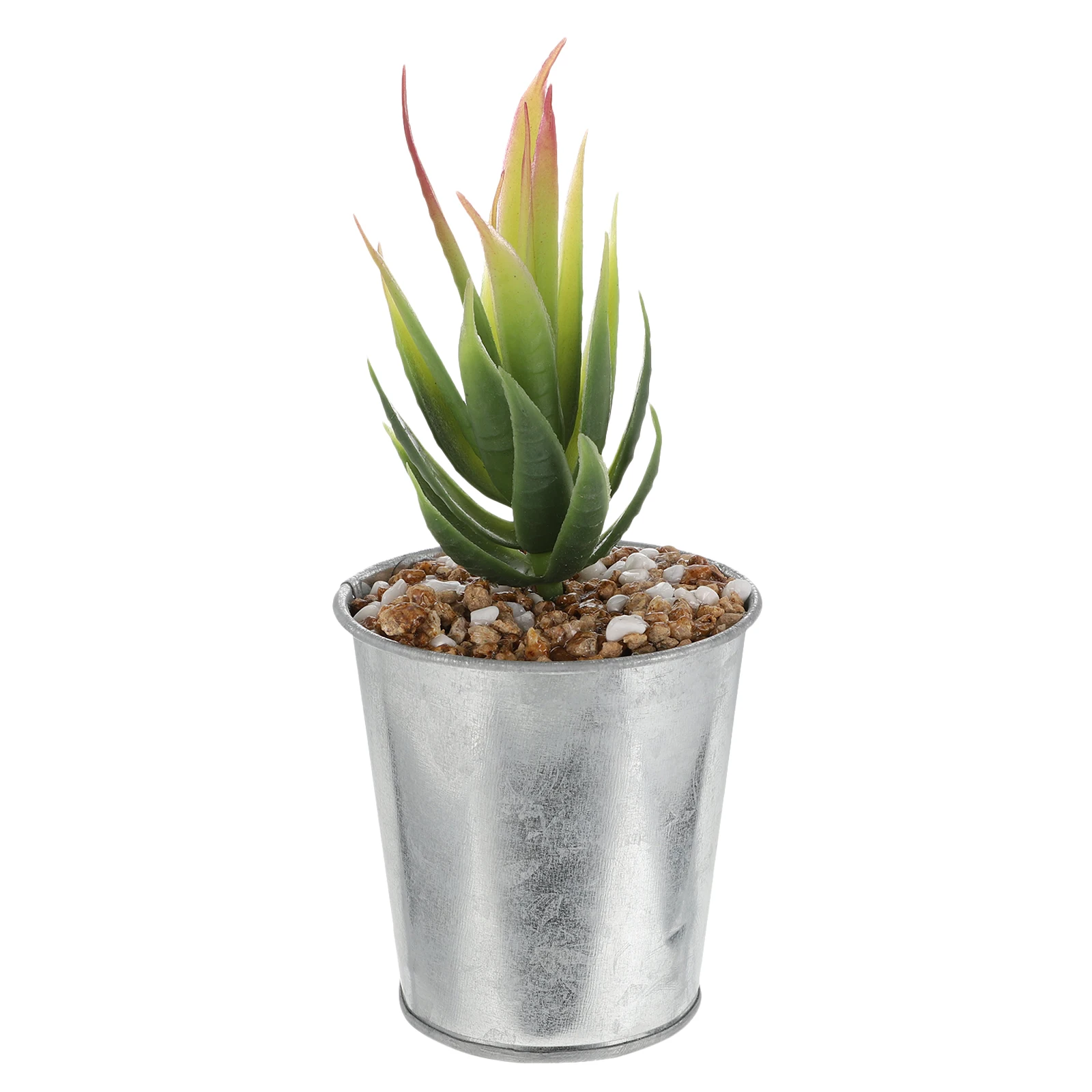 

Vivid Artificial Succulent Plants Potted Plastic Bonsai Adornment For Indoor Outdoor Decoration