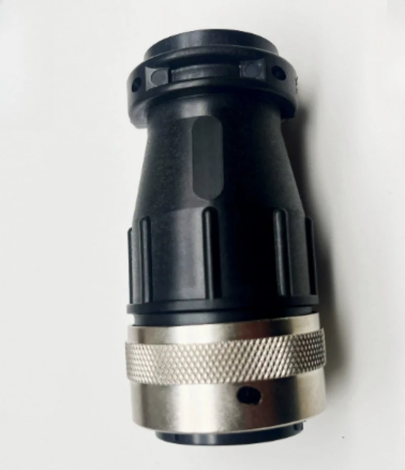 35‑Pin Industrial Circular Male Connector UTG62235PN With Cable Clamp Without Pins For Multi‑Core Cable Electrical Connection