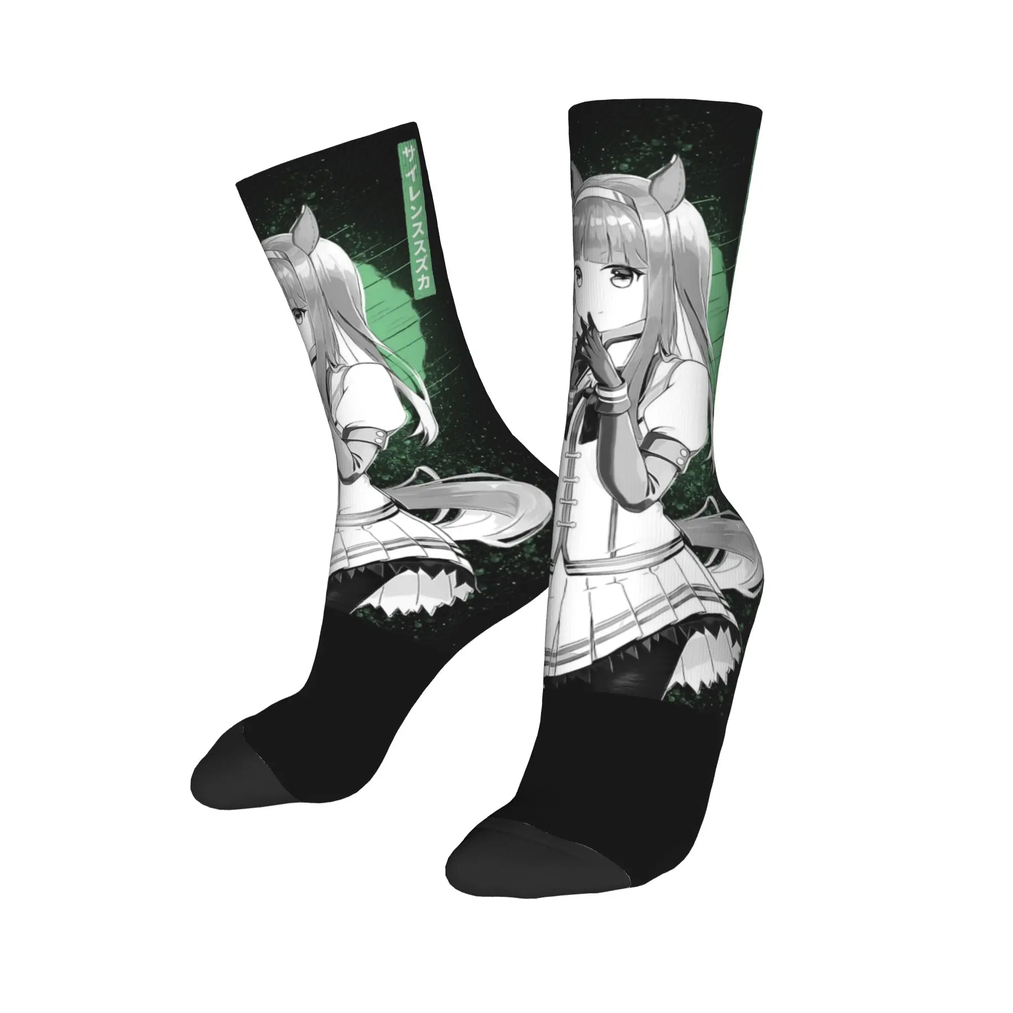 الصمت سوزوكا أوما موسومي الجوارب الرجال النساء البوليستر موضة الجوارب الجدة الربيع الصيف الخريف الشتاء الأوسط جوارب أنبوبية هدية