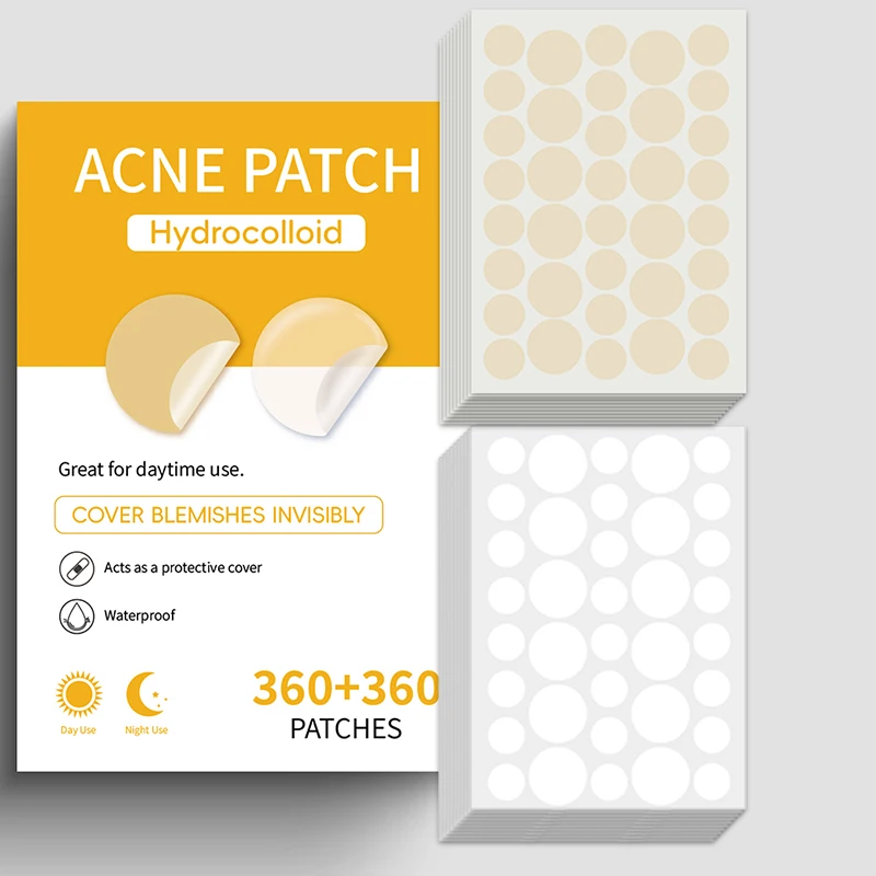 720Pcs/set Face Skin Care Acne Pimple Patch 2 Sizes Invisible Professional Healing Absorbing Spot Sticker Covering For Men Women