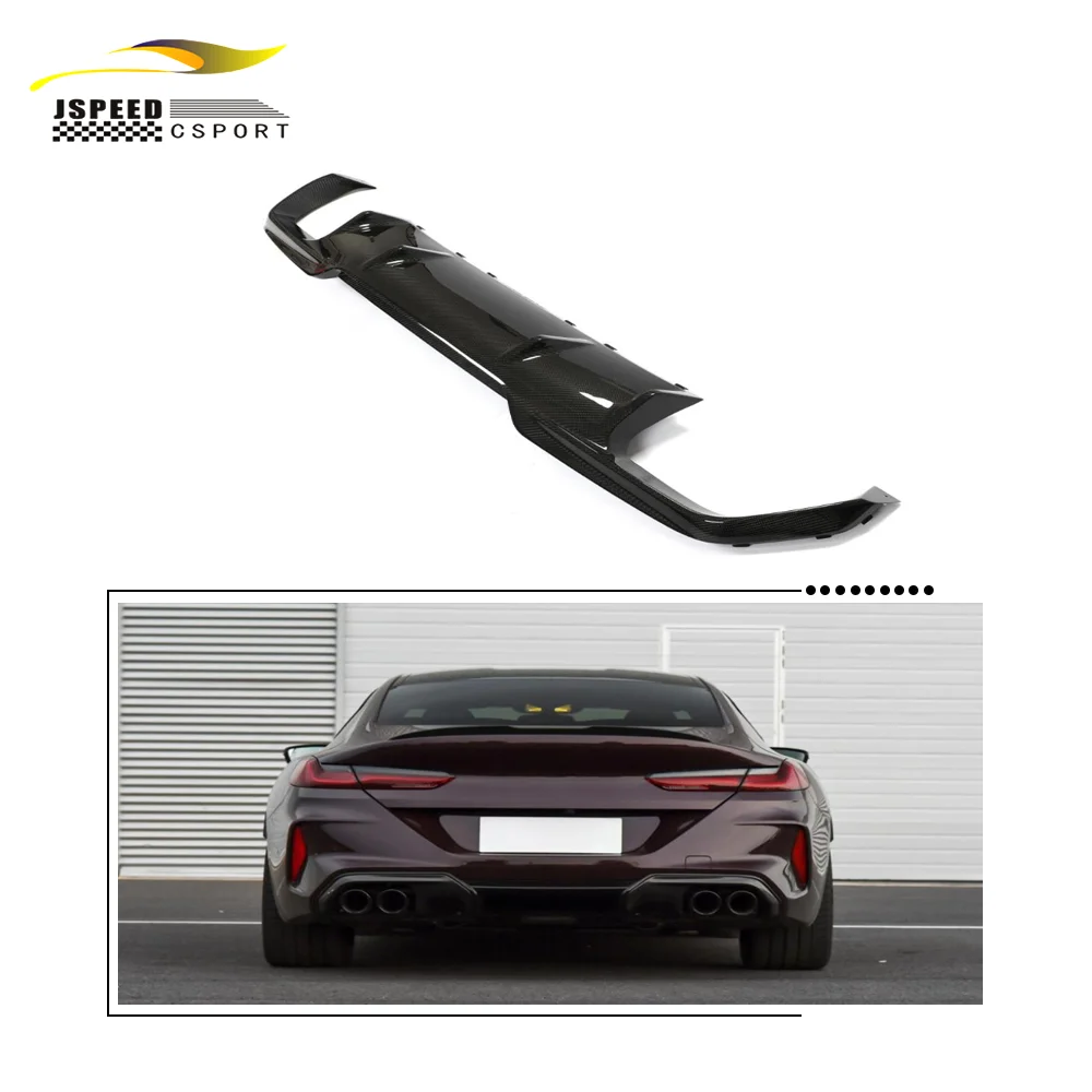 Dry Carbon Fiber F93 Rear Bumper Diffuser Fit For BMW M8 F93 8 Series 2019-2022