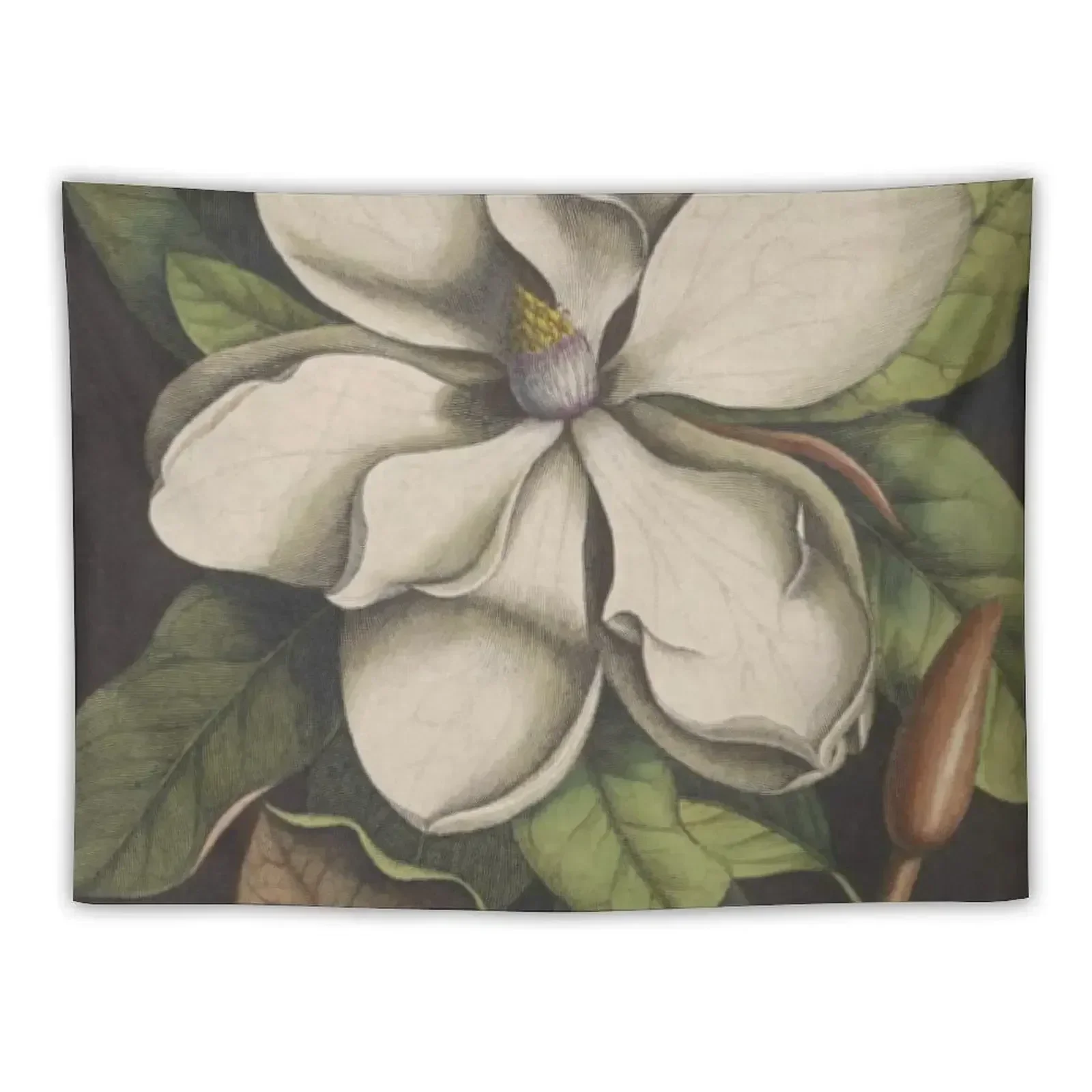 Dark Magnolia Tapestry Wall Art Decoration Home Wall Tapestries Room Ornaments Tapestry