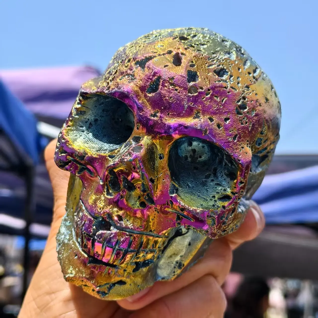 Natural Sphalerite Skulls, Quartz Crystal Skulls, Mineral, Reiki, Therapeutic, And Colored Skulls