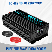 Pure Sine Wave Inverter DC 48V To AC 220V/110V 1000W 1600W 3000W 4000W 5000W 6000W Power Converter Car Solar Inverter