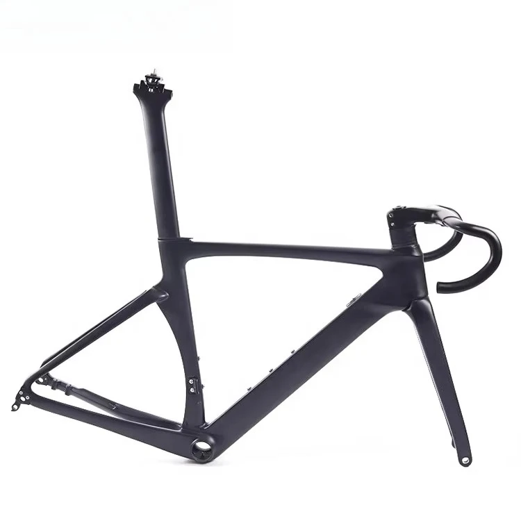 Chinese Offer Bike Parts Road Bicycle Carbon Frame in Aerodynamic Design