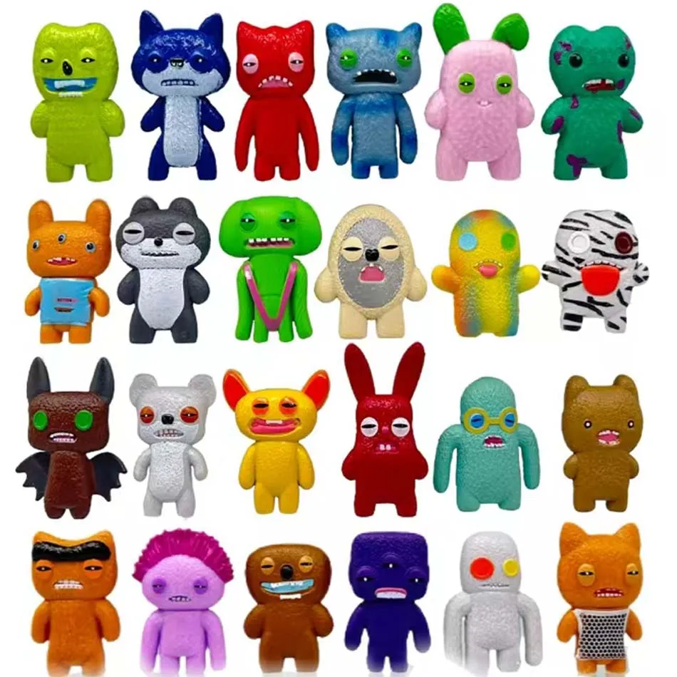 

12Pcs Fuggler Funny Ugly Monster Series Cute Anime Figure Mystery Box Desktop Decoration Toys Surprise Birthday Gift