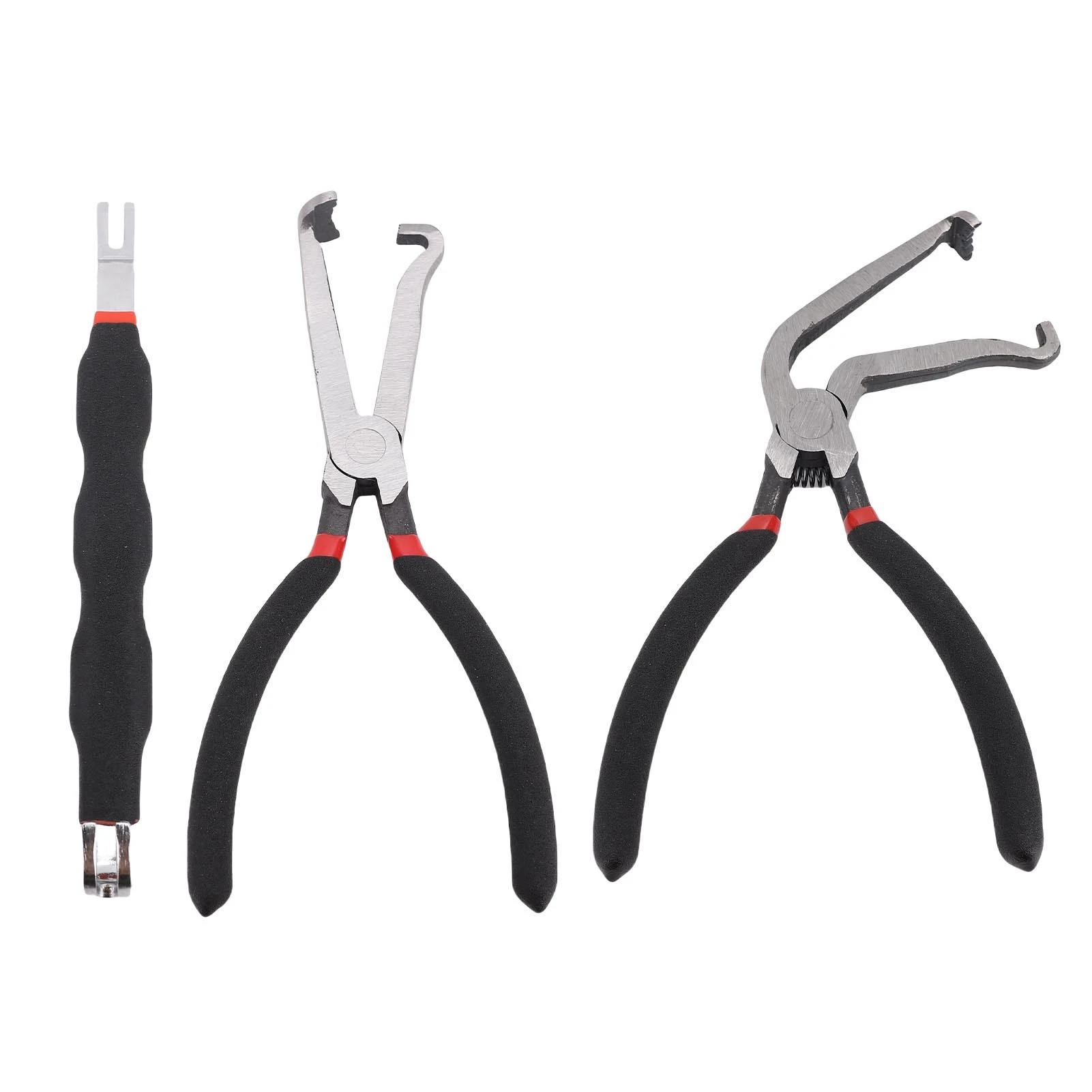 3 Pcs Electrical Disconnect Plier Efficient Multifunctional Ergonomic Comfortable Grip Electrical Connector Separator Tool Black