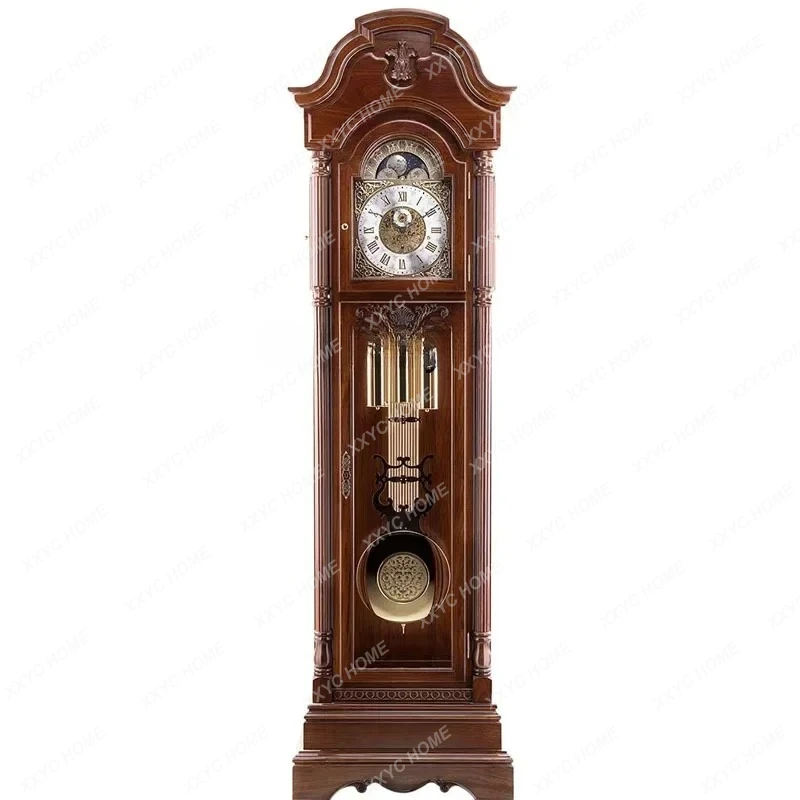 floor clock living room home modern Chinese style, mechanical pendulum clock